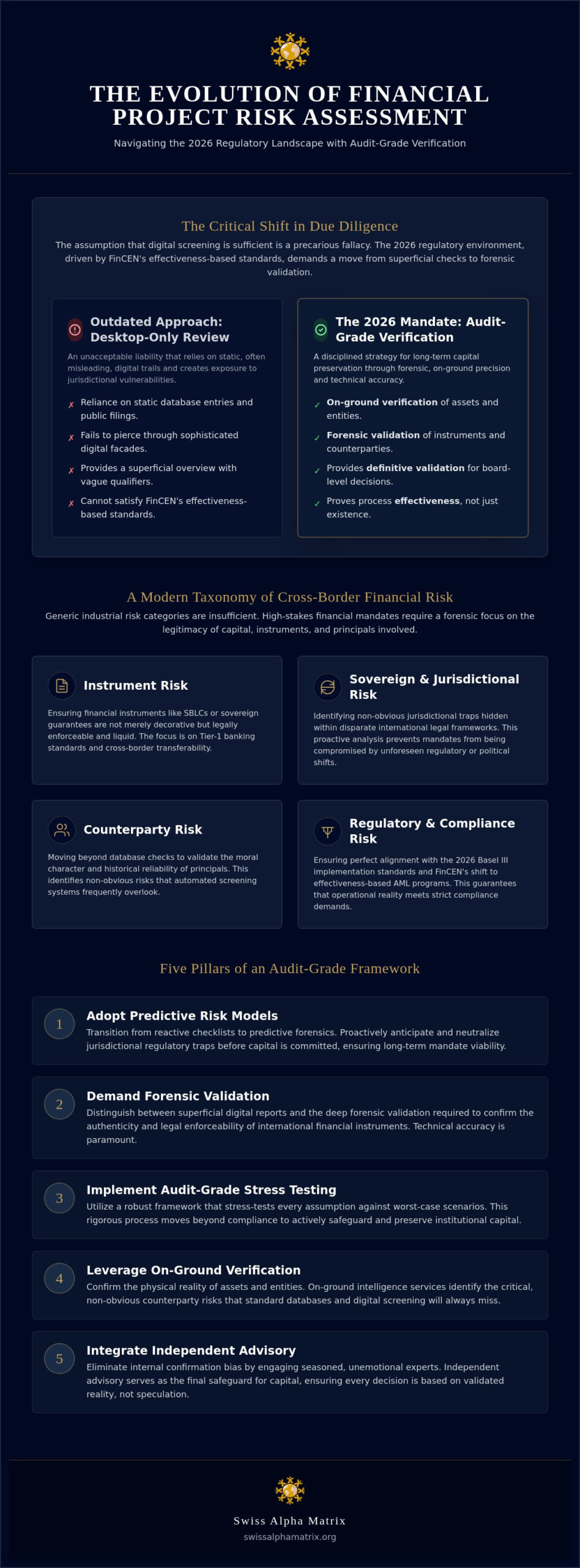 Financial Project Risk Assessment: An Institutional Framework for 2026