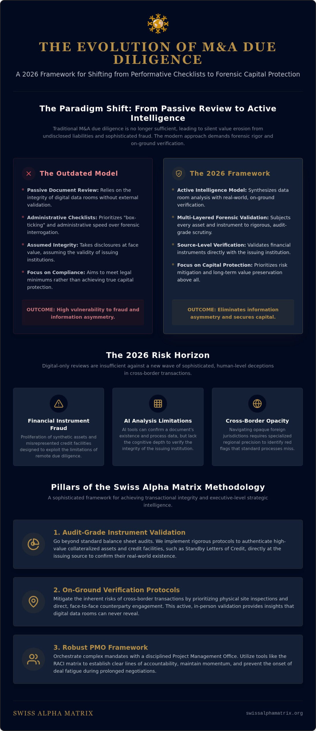 The M&A Due Diligence Process: An Institutional Framework for 2026