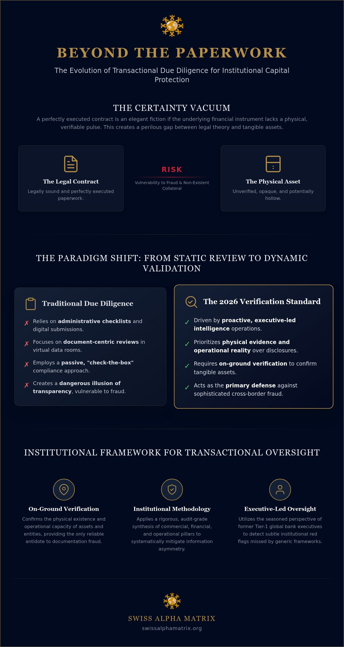 Transactional Due Diligence Services: Beyond Legal Review to Operational Reality